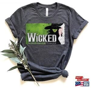 Wicked Broadway Musical Tshirt Witch Shirt Halloween Shirt Classic